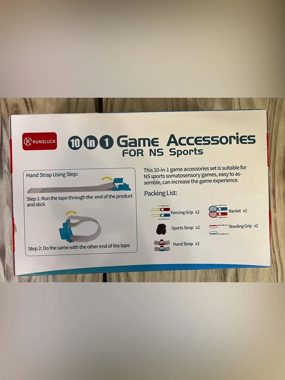 Nintendo Switch Sports + 10-in-1 Sports Accessories Bundle | Complete in Case
